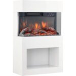 Elektrokamin Kaminio Henri 48x75 cm 2000 Watt weiß