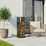 Kaminholzunterstand WESTMANN Luma Lane 38 x 38 x 112 cm anthrazit