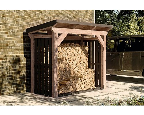 as.182911548.jpg Kaminholzunterstand SKAN HOLZ Holm 1 250 x 144 x 216 cm anthrazit – Bild 1