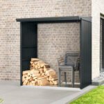 Kaminholzunterstand Hörmann EcoStar Trend-V Typ 2 181,4 x 102,5 x 198,0 cm anthrazit