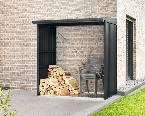 as.45034237.jpg Kaminholzunterstand Hörmann EcoStar Trend-V Typ 2 181,4 x 102,5 x 198,0 cm anthrazit – Bild 1