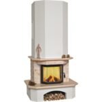 Kachelofen Hark Aspen 1 Marmor classico-beige 8 kW