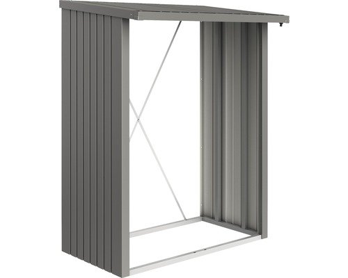 as.46490941.jpg Kaminholzunterstand Biohort WoodStock 150 157 x 102 x 199 cm quarzgrau-metallic – Bild 1