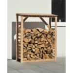 Kaminholzunterstand Konsta Lärche 150 x 60 x 180 cm, natur