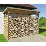 Kaminholzunterstand weka Brennholzlager 663 B Gr.2 274x131 cm natur