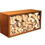 Kaminholzregal Palatino Woodpecker PRO 150 x 40 x 50 cm braun