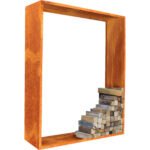 Kaminholzunterstand Palatino Corten 150 x 40 x 180 cm braun