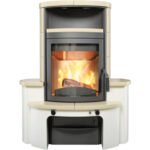Kaminbausatz Hark Avenso GT ECOplus Keramik creme 6 kW