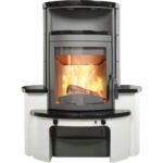 Kaminbausatz Hark Avenso GT ECOplus Keramik schwarz 6 kW